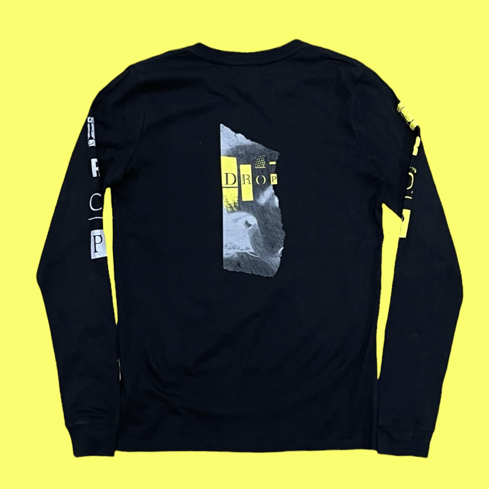 DROP 'Old News' Long Sleeved Tee - Image 2