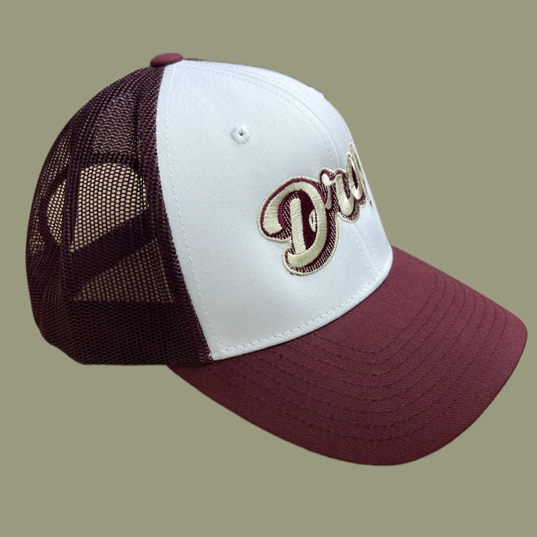 ＊韓国＊［grunden］TEXTURE LOGO TRUCKER CAP BURGUNDY TEXTURE LOGO TRUCKER CAP (BURGUNDY) - grunden