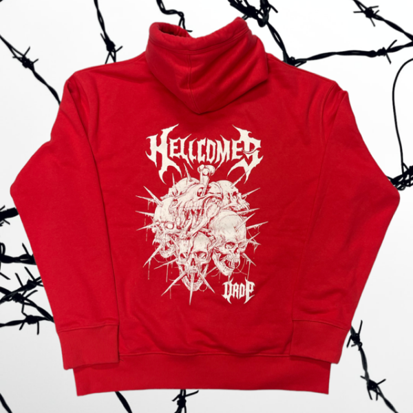 DROP x HELLCOMES 'spiked' Hoodie - Image 2